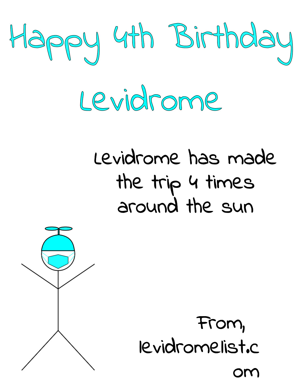 Levidrome - Birthday Number 4