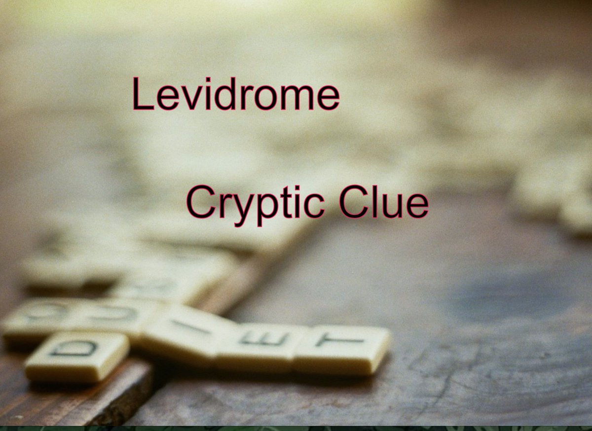 Levidrome Cryptic Clues