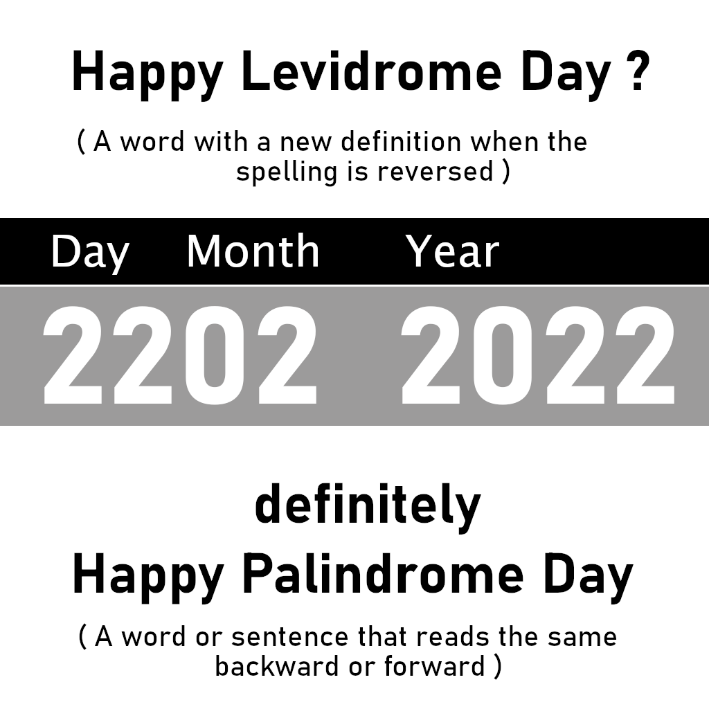 Happy Levidrome Day 2202 2022