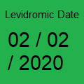 Levidromic Date - February 2, 2020