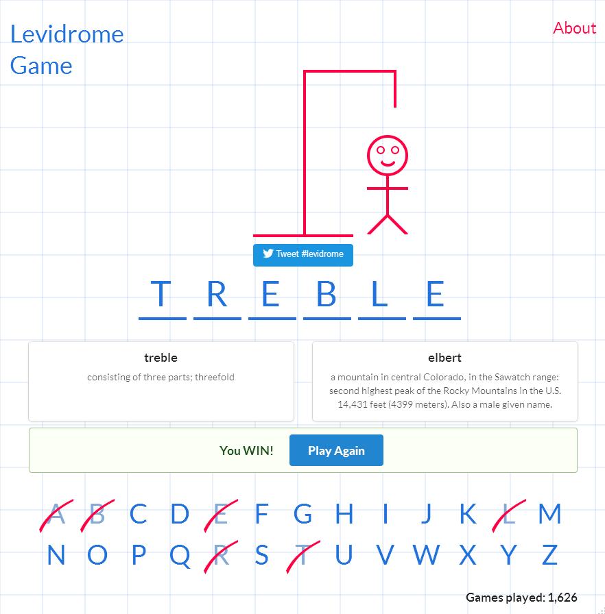 Levidrome Game